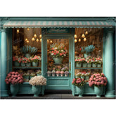 LB0571 Flowers Shop Backdrop
